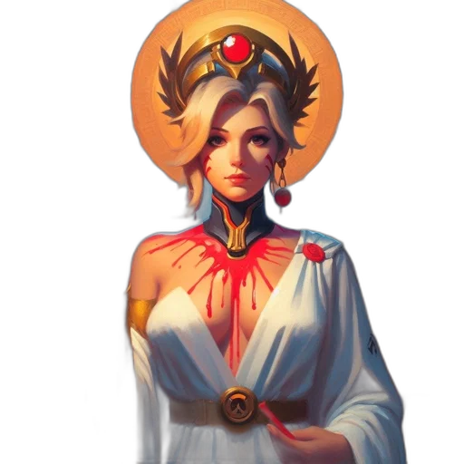 staff, crown, dress, concept art transparent PNG cut-out