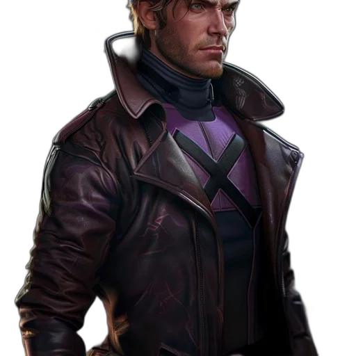 jacket, staff, face, concept art transparent PNG cut-out