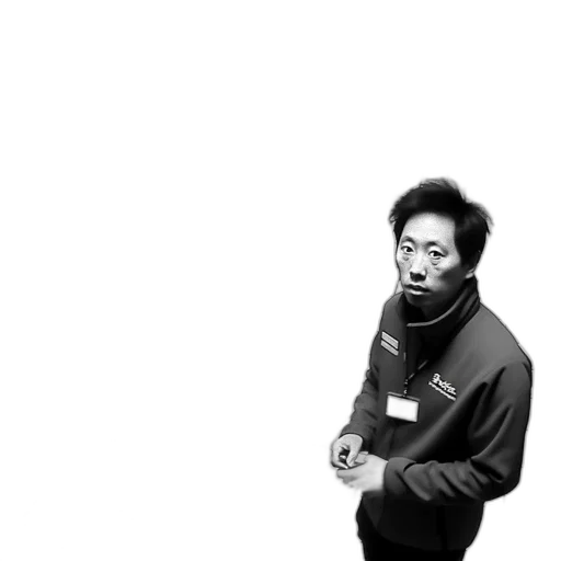 staff, jacket, face, animal transparent PNG cut-out