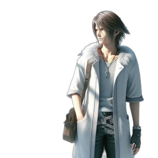 jacket, concept art, 3d render, photorealistic transparent PNG cut-out