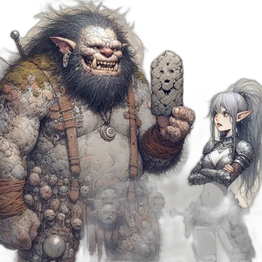 creature, concept art, fantasy art, comic book art transparent PNG cut-out