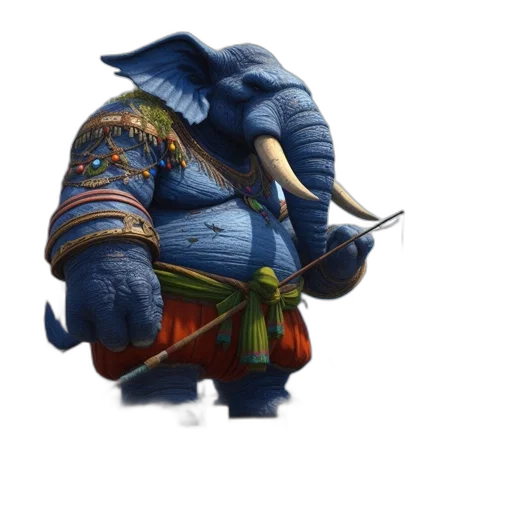 dragon, staff, animal, creature transparent PNG cut-out