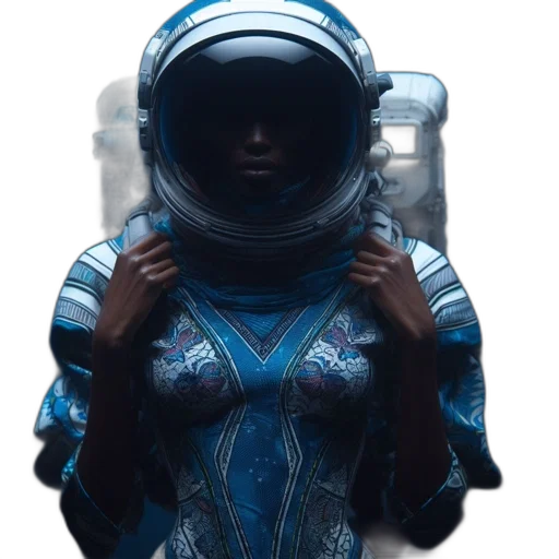 dress, robot, face, jacket transparent PNG cut-out