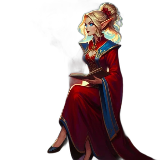 staff, dress, concept art, fantasy art transparent PNG cut-out