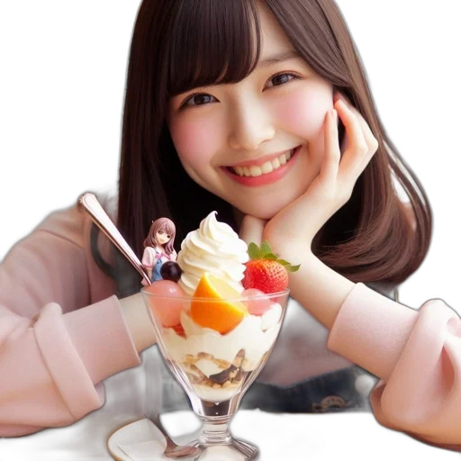 food, staff, photorealistic, pastel transparent PNG cut-out