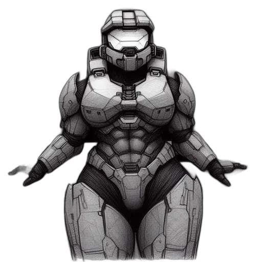 robot, concept art, 3d render, pixel art transparent PNG cut-out