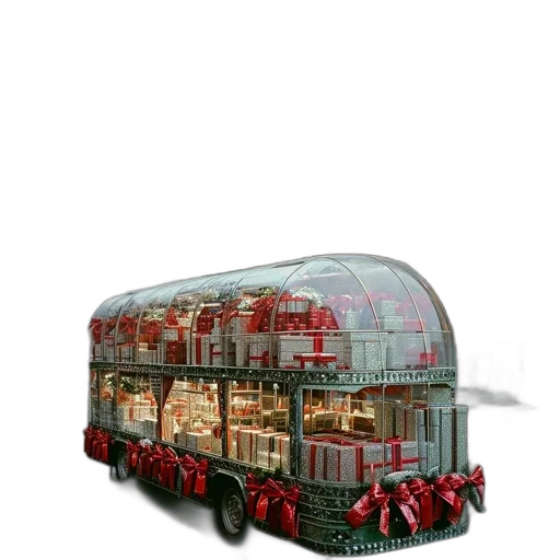 3d render, concept art, photorealistic, bus transparent PNG cut-out