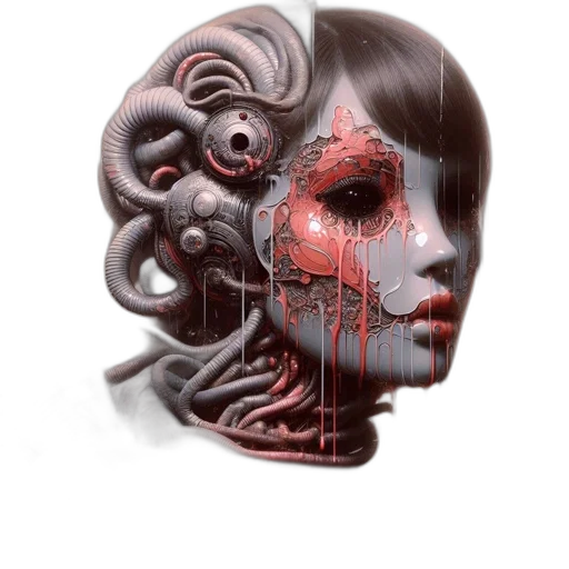 mask, face, creature, jewelry transparent PNG cut-out