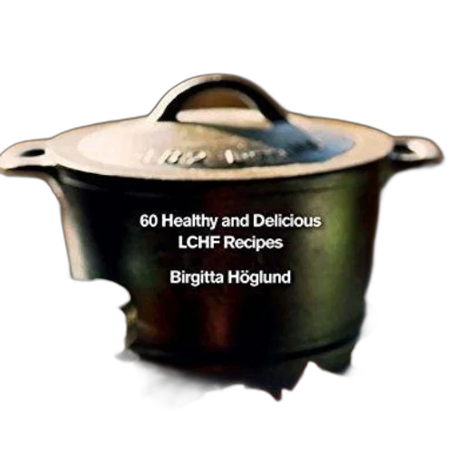 cookbook, cover, featuring, slow transparent PNG cut-out