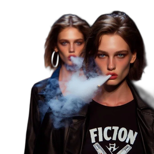 jacket, face, photorealistic, fire transparent PNG cut-out