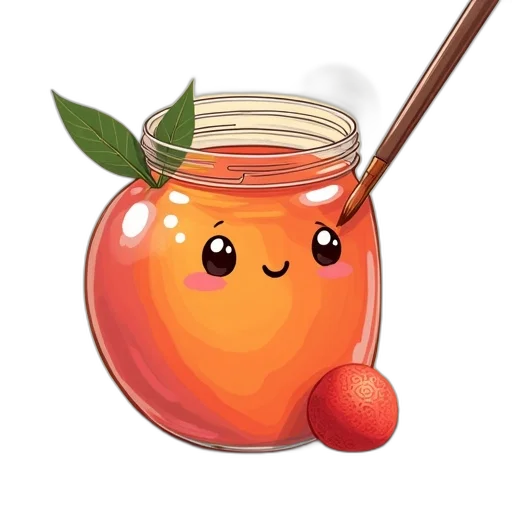 food, staff, pixel art, anime transparent PNG cut-out