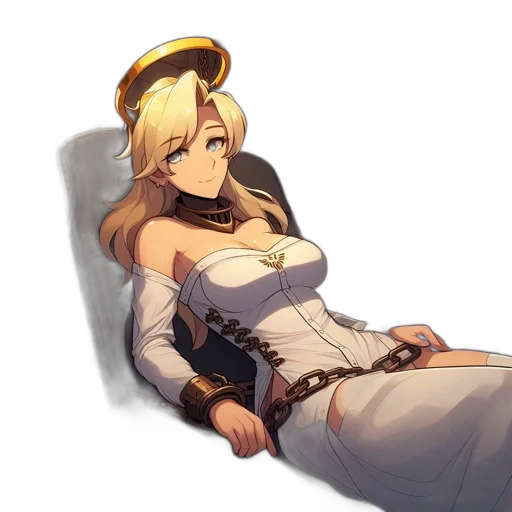 dress, staff, crown, sword transparent PNG cut-out