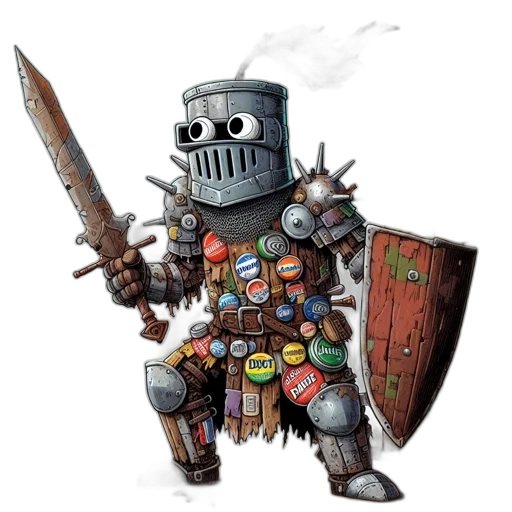 robot, weapon, sword, staff transparent PNG cut-out