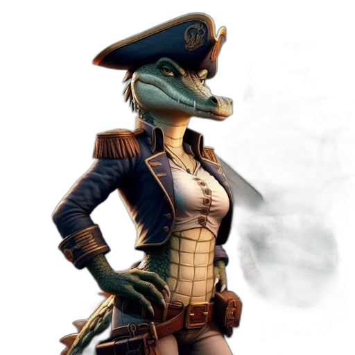 dragon, jacket, staff, concept art transparent PNG cut-out