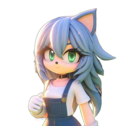staff, dress, robot, anime transparent PNG cut-out