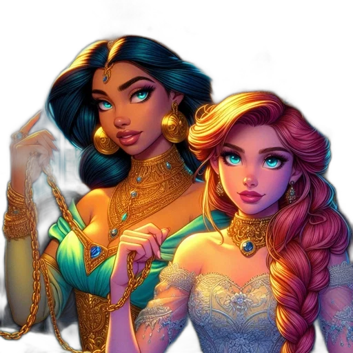 jewelry, fantasy art, comic book art, concept art transparent PNG cut-out