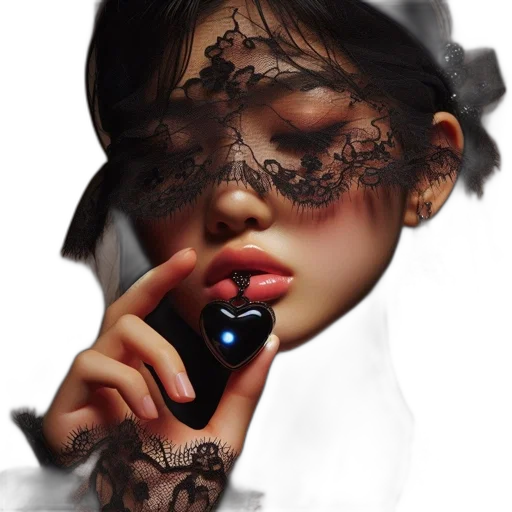 mask, face, jewelry, dress transparent PNG cut-out