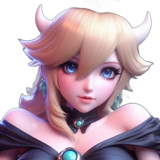 crown, face, dragon, 3d render transparent PNG cut-out