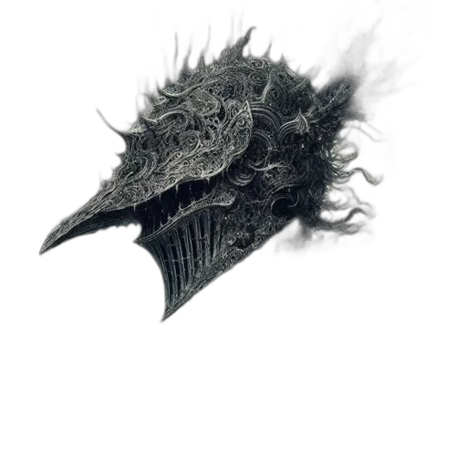dragon, mask, creature, face transparent PNG cut-out