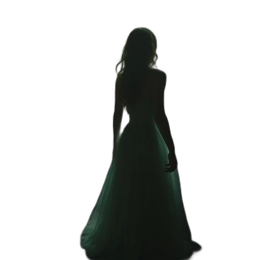 dress, jewelry, crown, staff transparent PNG cut-out
