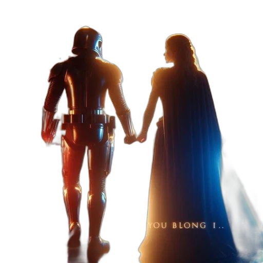 comic book art, concept art, humanoid, metallic transparent PNG cut-out