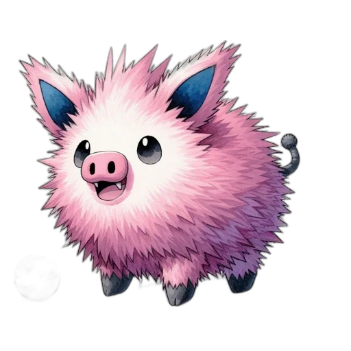 animal, creature, staff, hair transparent PNG cut-out