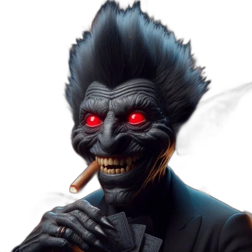 face, mask, staff, creature transparent PNG cut-out