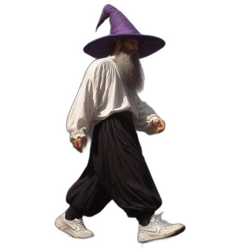 staff, hat, creature, mask transparent PNG cut-out