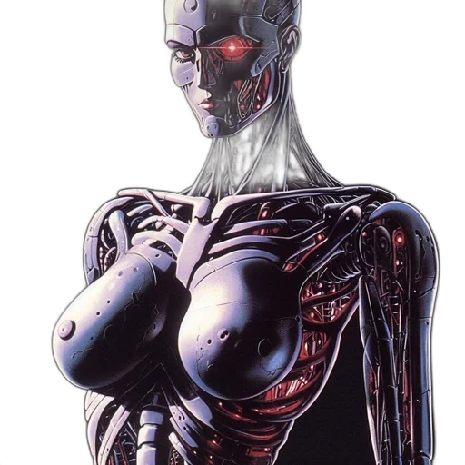 robot, dress, jewelry, face transparent PNG cut-out
