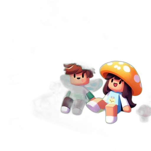 hat, pixel art, concept art, 3d render transparent PNG cut-out