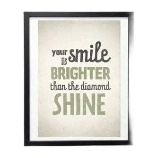 framed, poster, text, smile transparent PNG cut-out