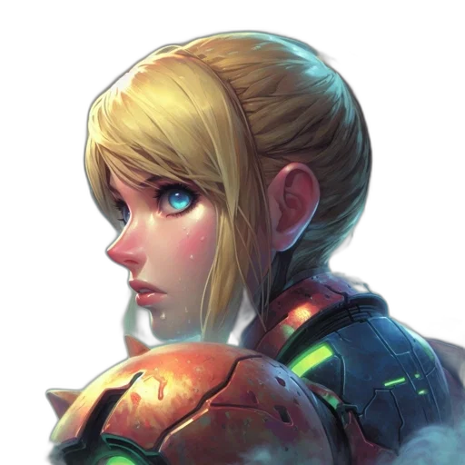 face, robot, weapon, staff transparent PNG cut-out