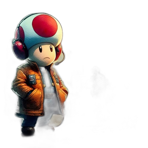 jacket, robot, concept art, pixel art transparent PNG cut-out