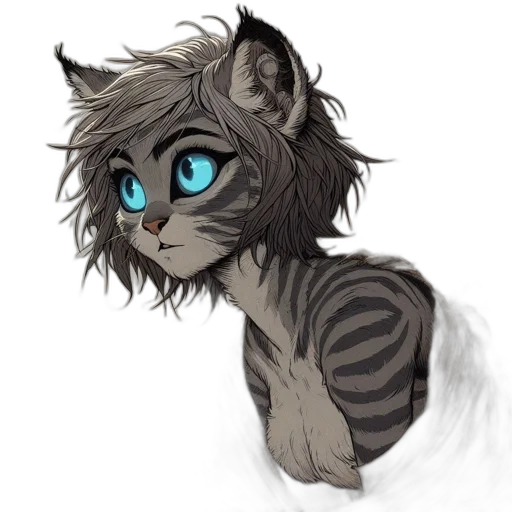 creature, staff, animal, fantasy art transparent PNG cut-out