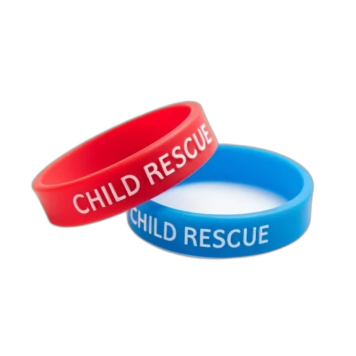 two, red, blue, silicone transparent PNG cut-out
