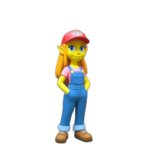 hat, staff, dress, animal transparent PNG cut-out