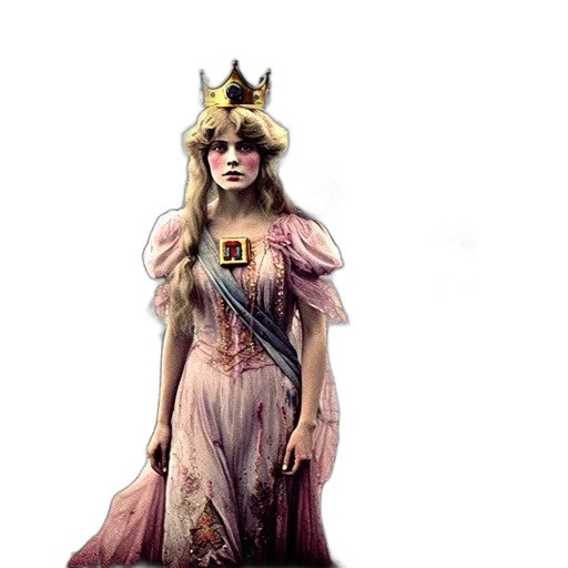 crown, dress, jewelry, staff transparent PNG cut-out