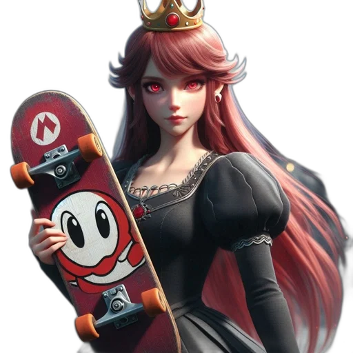crown, hat, staff, weapon transparent PNG cut-out