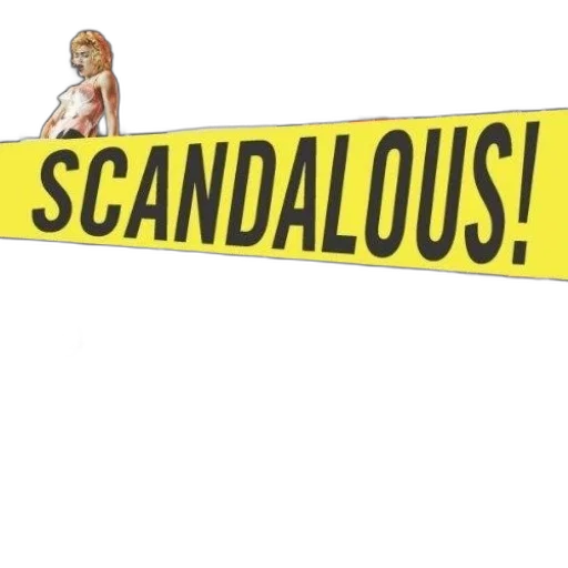 scandalous, shocking, events, should transparent PNG cut-out
