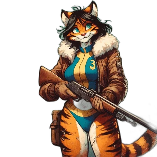 staff, jacket, sword, weapon transparent PNG cut-out