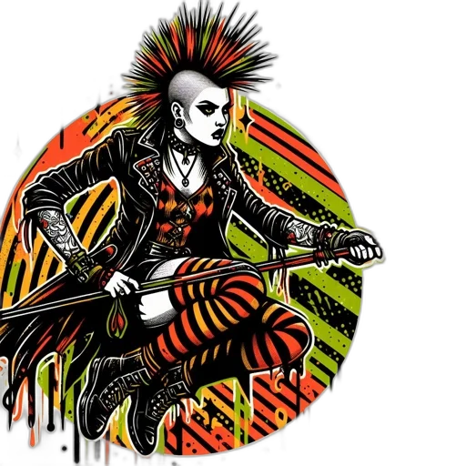 comic book art, concept art, cartoon, fantasy art transparent PNG cut-out