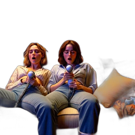 concept art, vaporwave, 3d render, photorealistic transparent PNG cut-out