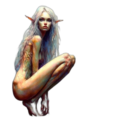 creature, face, fantasy art, concept art transparent PNG cut-out