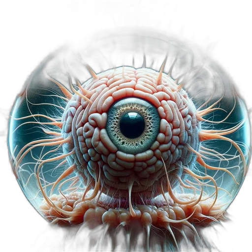 creature, hair, animal, face transparent PNG cut-out
