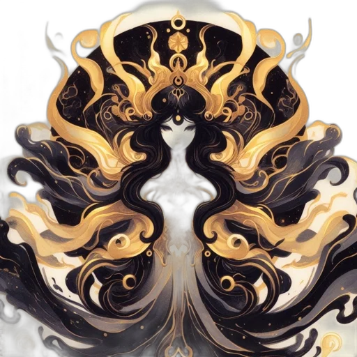 crown, hair, mask, dress transparent PNG cut-out