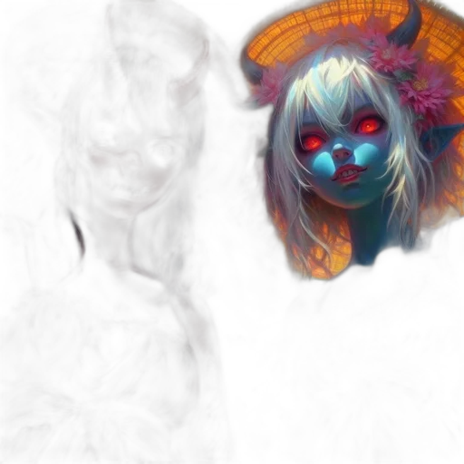 mask, face, crown, staff transparent PNG cut-out