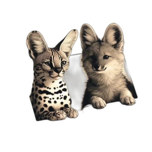 animal, jewelry, 3d render, photorealistic transparent PNG cut-out