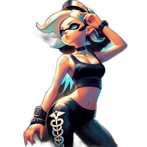 dress, weapon, concept art, watercolor transparent PNG cut-out