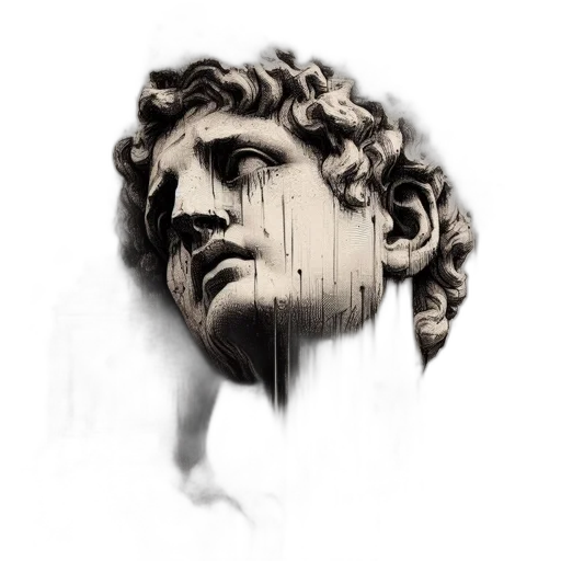 face, photorealistic, vaporwave, fantasy art transparent PNG cut-out