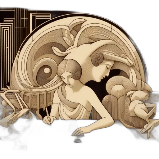 concept art, fantasy art, golden, earth tones transparent PNG cut-out